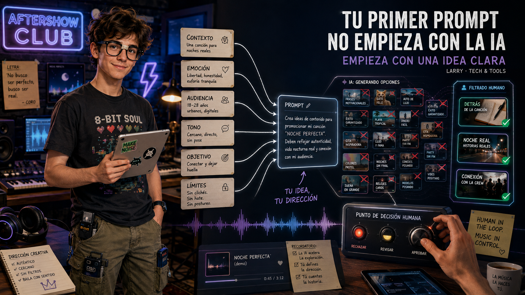 Tu primer prompt no empieza con la IA: empieza con una idea clara